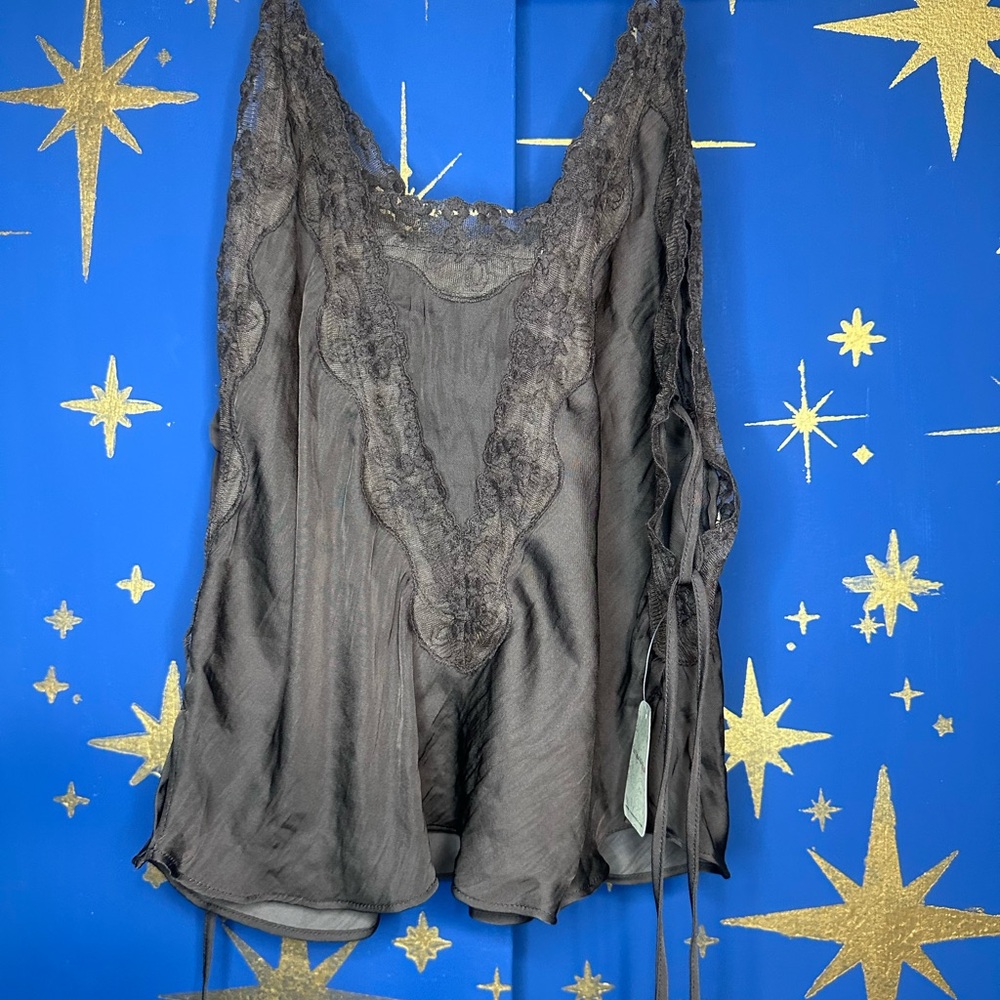 NWT Someone Like You Crop Camisole in Chocolate Brown - Picture 6 of 8